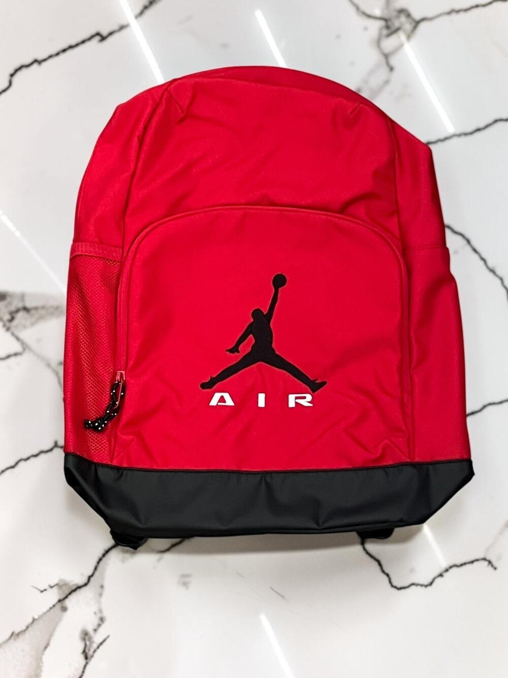 Jordan Air Backpack & Pencil Case Set Red Black Jumpman School Bag New w/ Tags